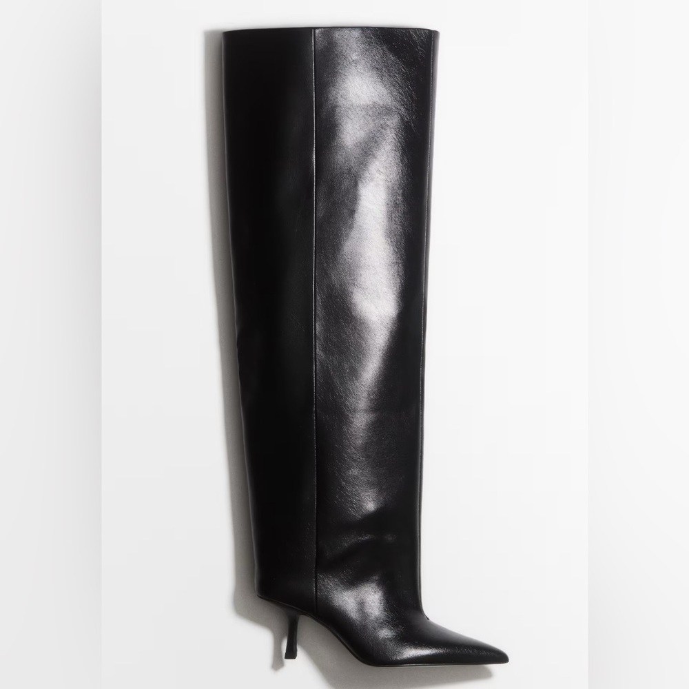 H&M Black Over the Knee Boots